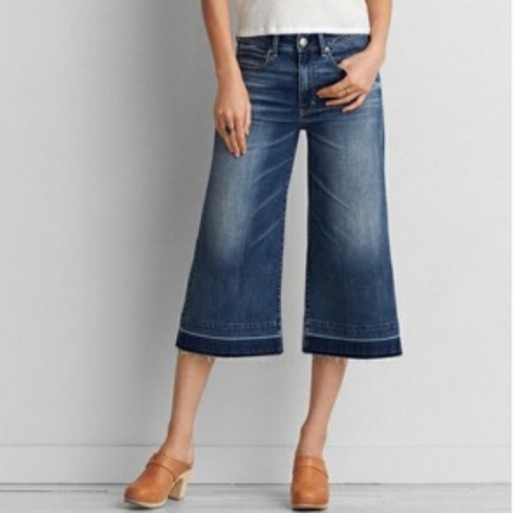 American Eagle Outfitters Denim - American Eagle Womens Festival Crop Blue Jeans